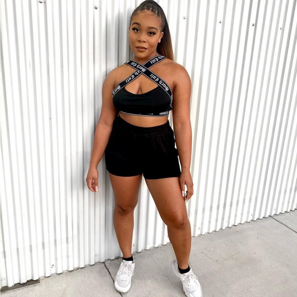 Black two piece set
